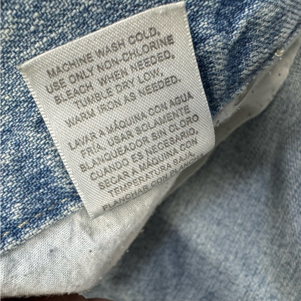 VTG‎ Route 66 Original Clothing Co Men's Blue Denim Jeans Carpenter Cargo Work - Picture 5 of 10